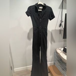 Black; denim; size xs
